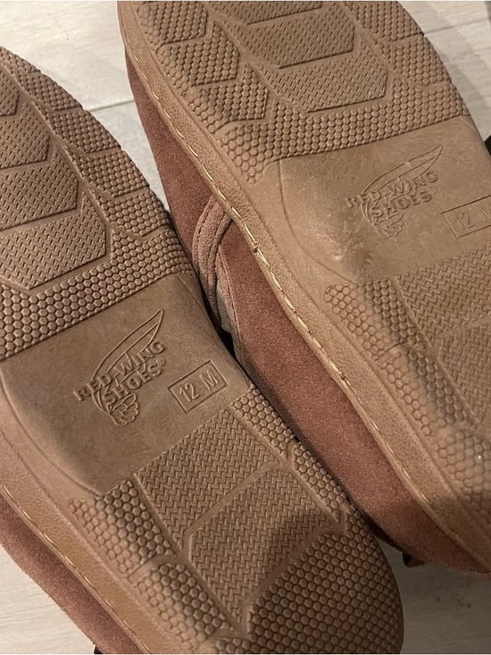 Red Wing Shoes Brown Suede Shearling-Lined Slip-Ons main image 6